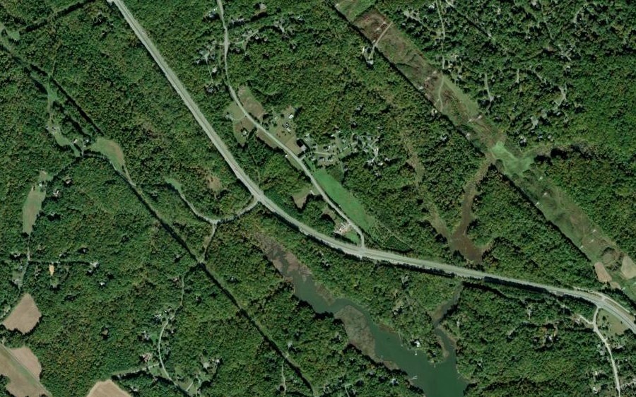 Satellite view of the South zone near St. Leonard, Calvert County