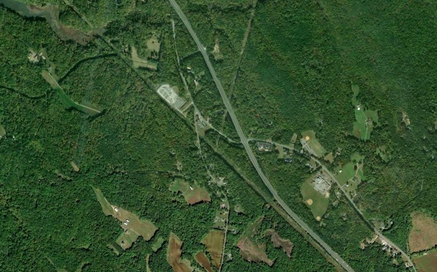 Satellite view of the West Expansion zone near Lusby, Calvert County